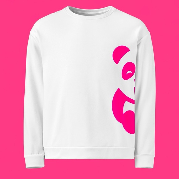 EzPanda™ Unisex Sweatshirt (Alternate Half Logo) - Picture 2 of 3